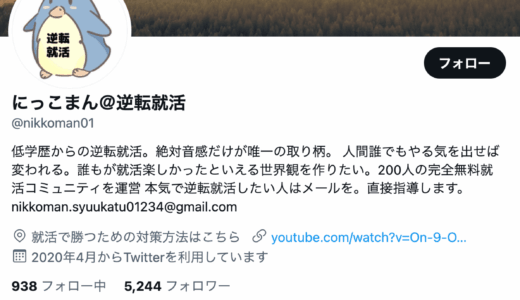 【インタビュー】にっこまん@逆転就活さん | 日東駒専の学歴による情報格差を無くす情報発信